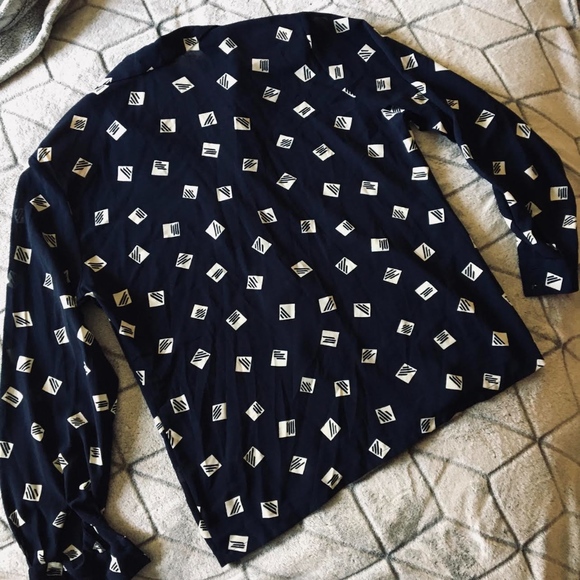 Sophisticates by Pendleton Vintage Blue Button Up - Picture 2 of 6